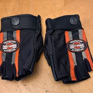 Harley Davidson Fingerless Gloves
